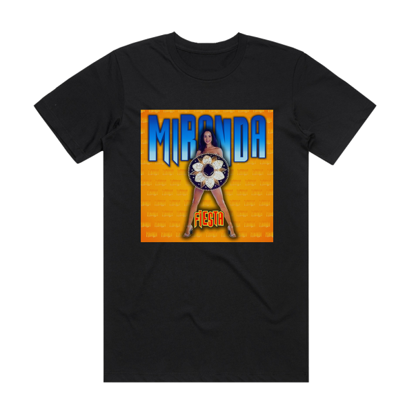 Miranda Fiesta The Album Album Cover T-Shirt Black