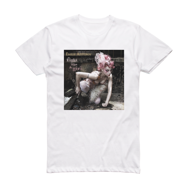 Emilie Autumn Fight Like A Girl Album Cover T-Shirt White