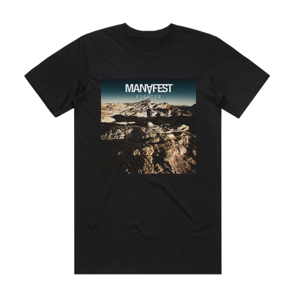 Manafest Fighter 1 Album Cover T-Shirt Black