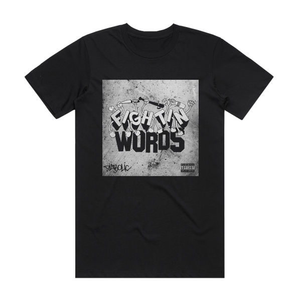 Diabolic Fightin Words 1 Album Cover T-Shirt Black