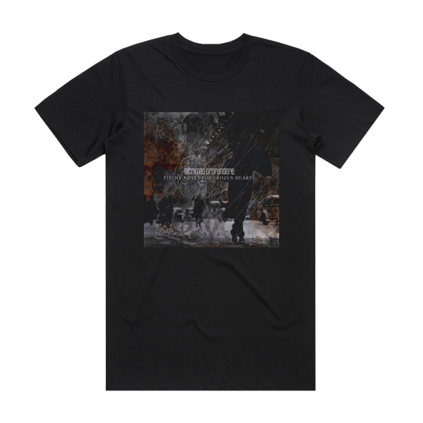 Lacrimas Profundere Filthy Notes For Frozen Hearts Album Cover T-Shirt Black