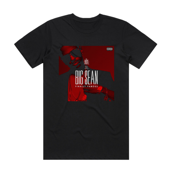 Big Sean Finally Famous Album Cover T-Shirt Black