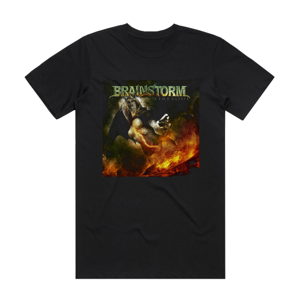 Brainstorm Firesoul Album Cover T-Shirt Black