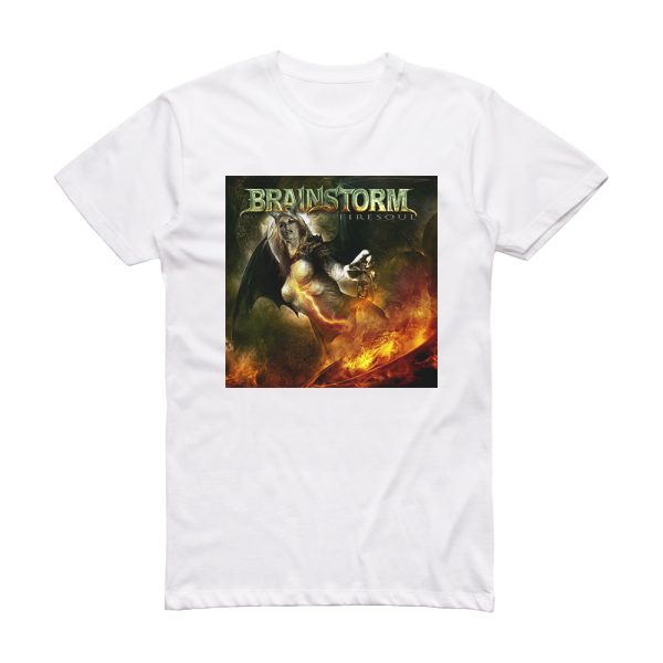 Brainstorm Firesoul Album Cover T-Shirt White