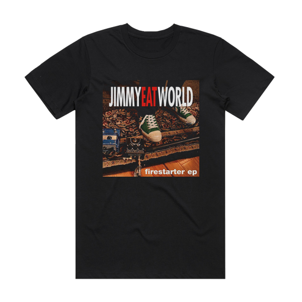 Jimmy Eat World Firestarter Ep Album Cover T-Shirt Black