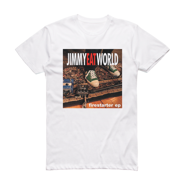 Jimmy Eat World Firestarter Ep Album Cover T-Shirt White