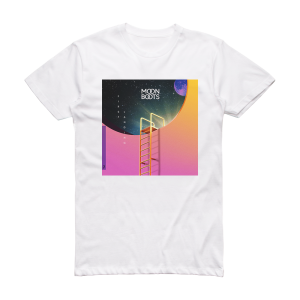 Moon Boots First Landing Album Cover T-Shirt White