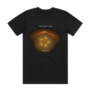 Free System Projekt Five Suns Album Cover T-Shirt Black
