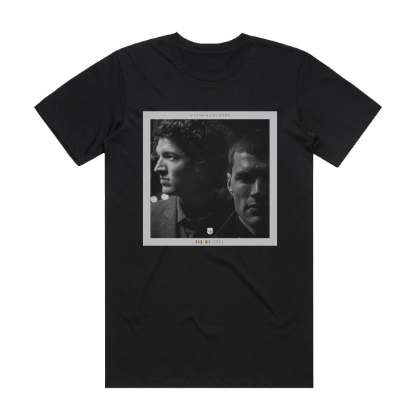 For King & Country Fix My Eyes Album Cover T-Shirt Black