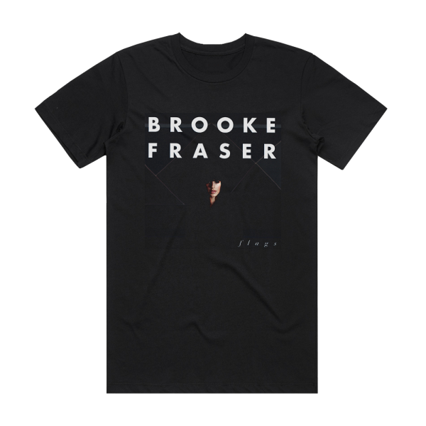 Brooke Fraser Flags Album Cover T-Shirt Black