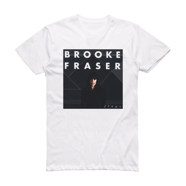 Brooke Fraser Flags Album Cover T-Shirt White