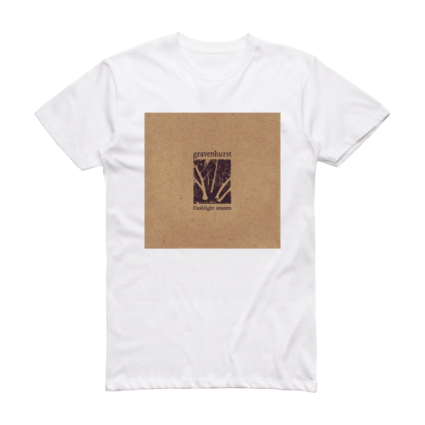 Gravenhurst Flashlight Seasons Album Cover T-Shirt White