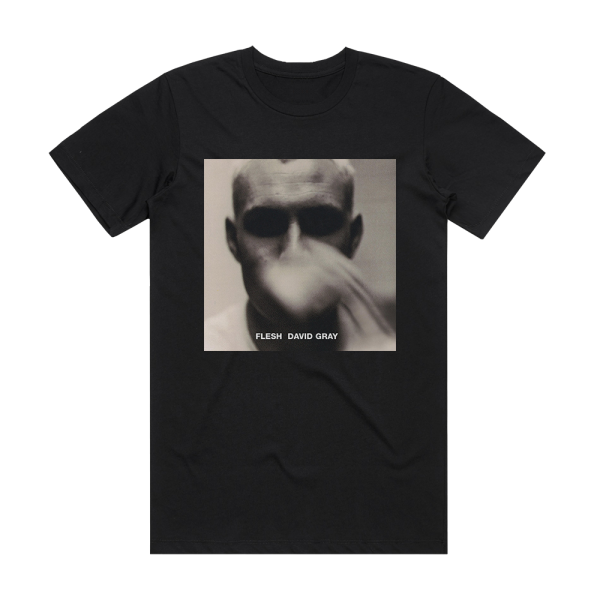 David Gray Flesh Album Cover T-Shirt Black