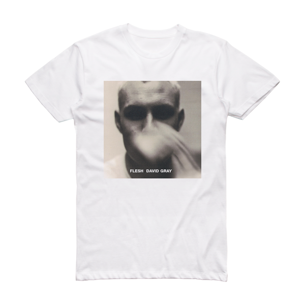 David Gray Flesh Album Cover T-Shirt White