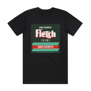 Harold Faltermeyer Fletch Theme Album Cover T-Shirt Black