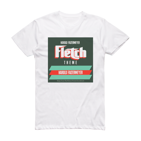 Harold Faltermeyer Fletch Theme Album Cover T-Shirt White