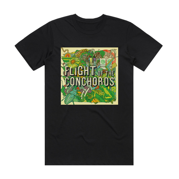Flight of the Conchords Flight Of The Conchords Album Cover T-Shirt Black