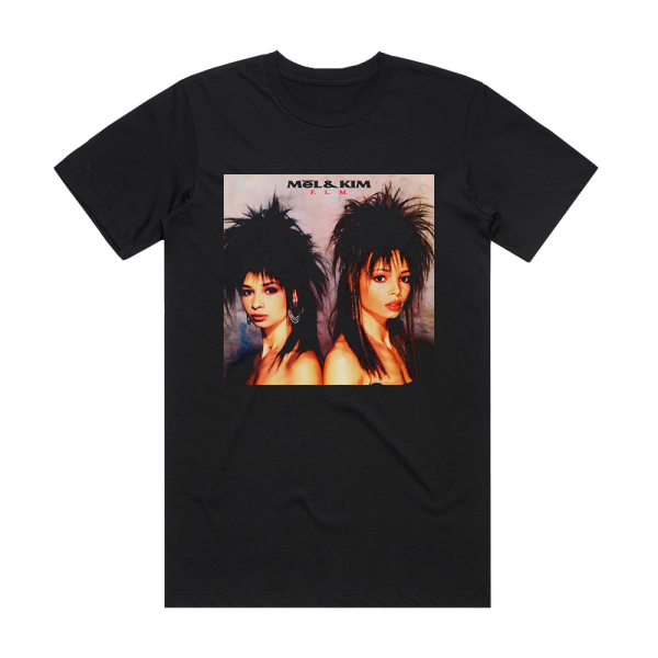 Mel and Kim Flm Album Cover T-Shirt Black