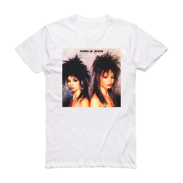 Mel and Kim Flm Album Cover T-Shirt White