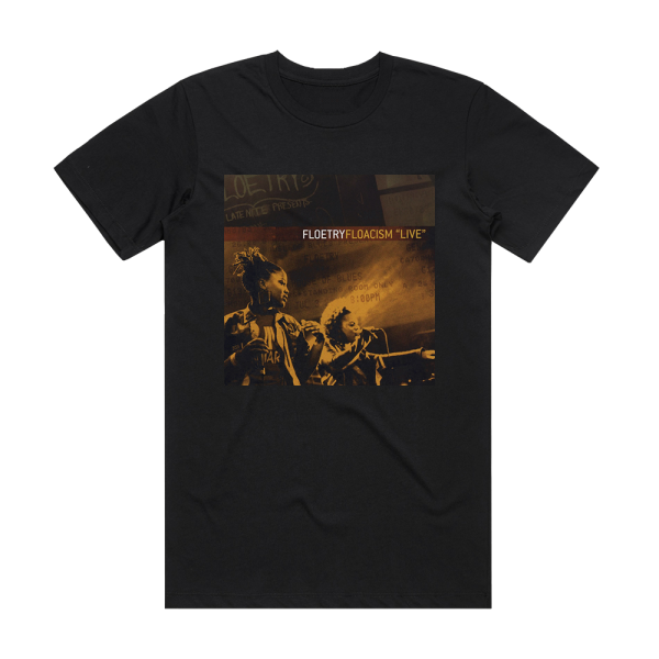 Floetry Floacism Live Album Cover T-Shirt Black