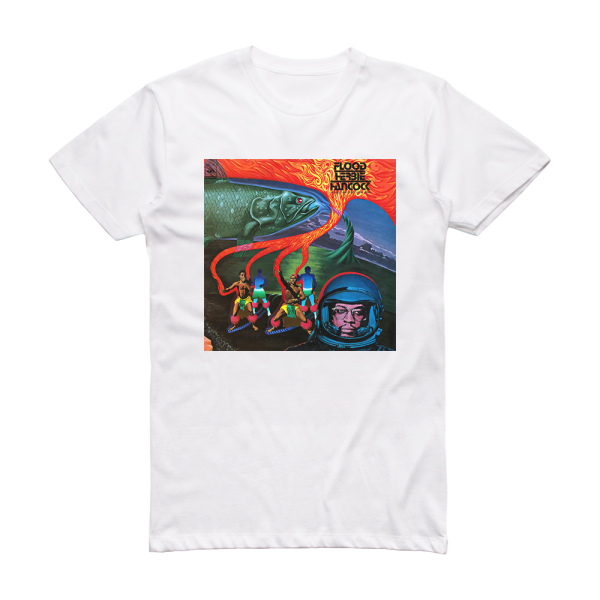 Herbie Hancock Flood Album Cover T-Shirt White