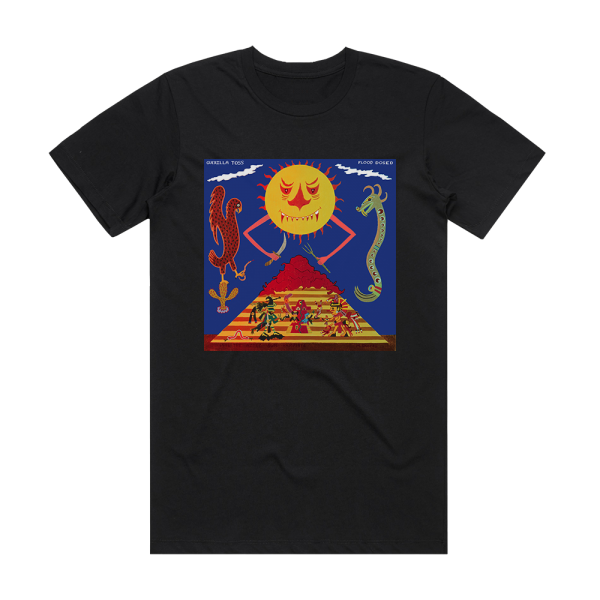 Guerilla Toss Flood Dosed Album Cover T-Shirt Black