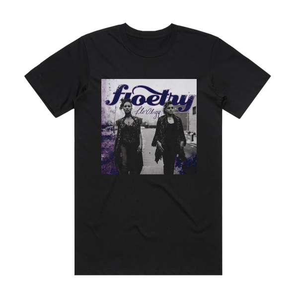 Floetry Floology Album Cover T-Shirt Black