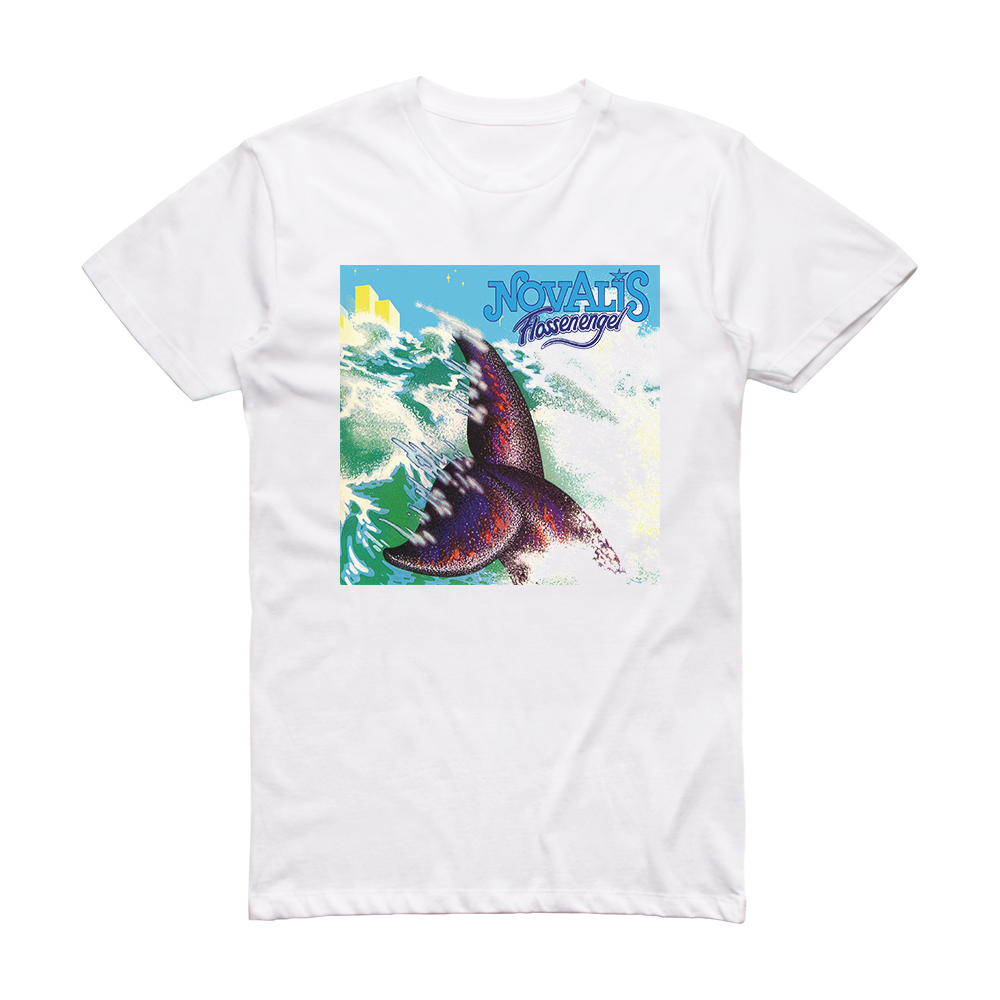 Novalis Flossenengel Album Cover T-Shirt White – ALBUM COVER T-SHIRTS