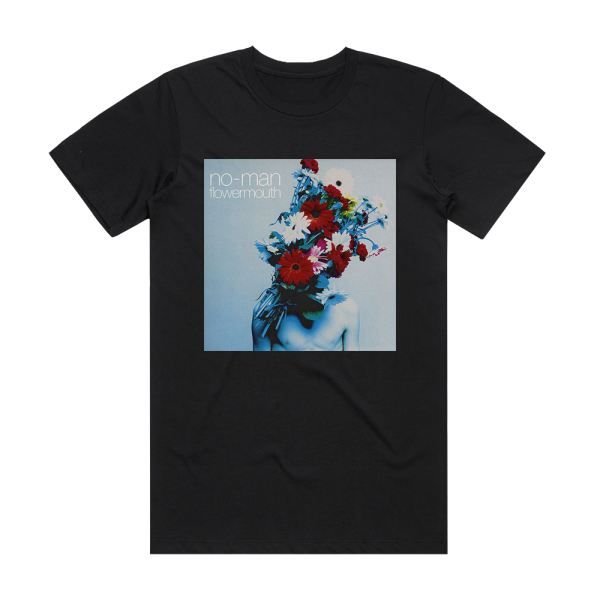 No-Man Flowermouth Album Cover T-Shirt Black