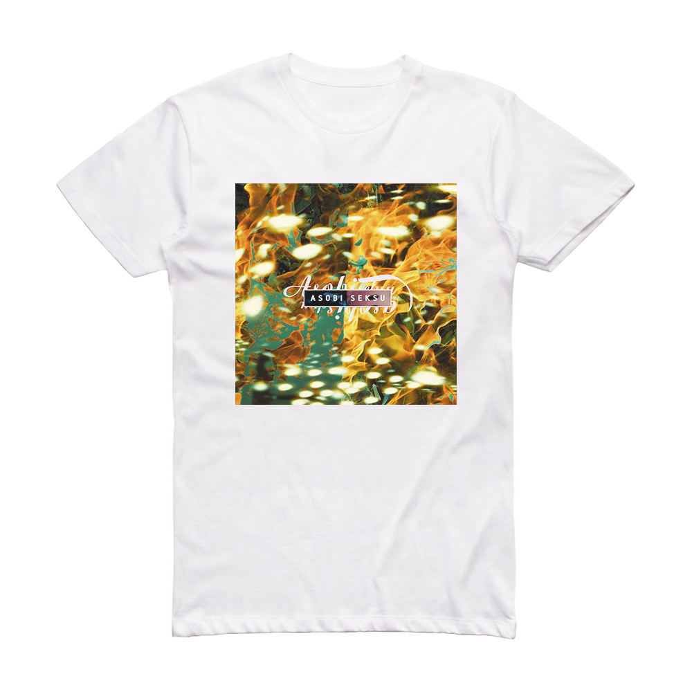 Asobi Seksu Fluorescence Album Cover T-Shirt White – ALBUM COVER T-SHIRTS