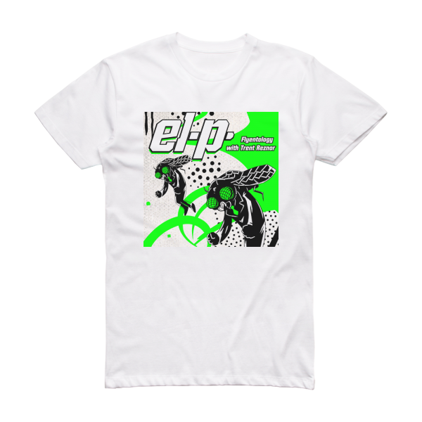 El‐P Flyentology Ep Album Cover T-Shirt White