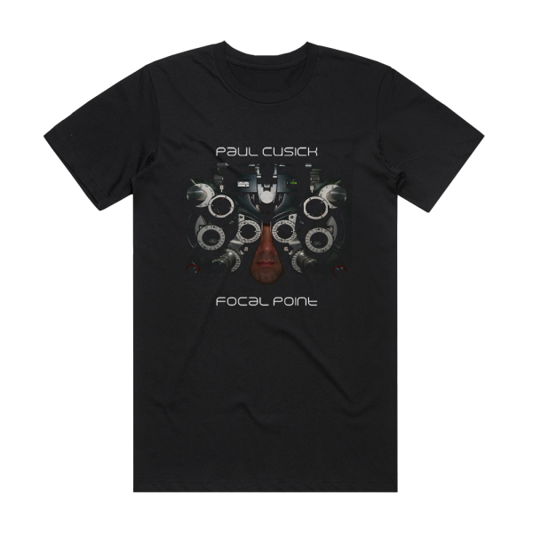 Paul Cusick Focal Point Album Cover T-Shirt Black