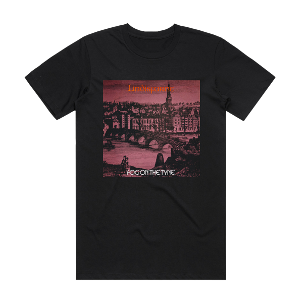 Lindisfarne Fog On The Tyne 1 Album Cover T-Shirt Black