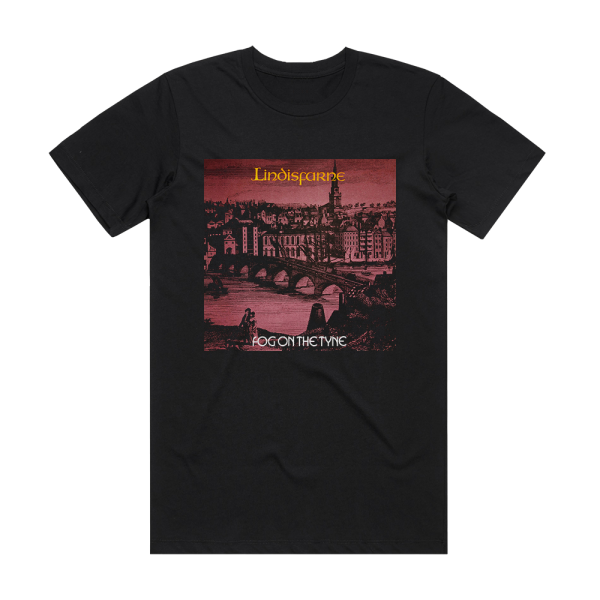 Lindisfarne Fog On The Tyne 2 Album Cover T-Shirt Black