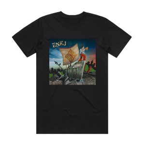 Enej Folkorabel Album Cover T-Shirt Black