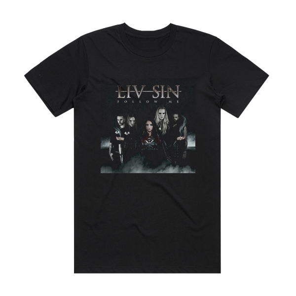 Liv Sin Follow Me Album Cover T-Shirt Black