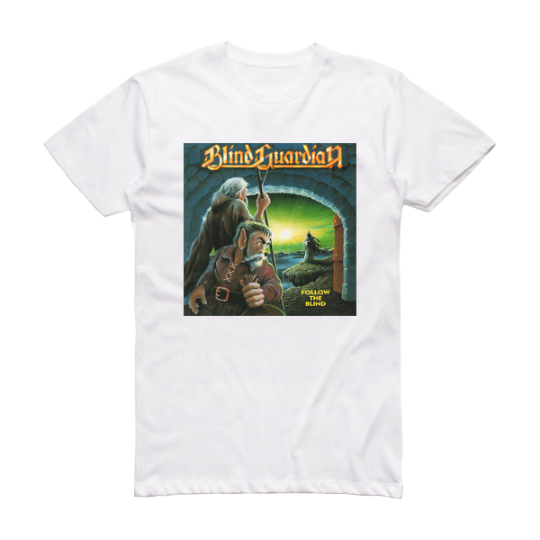 Blind Guardian Follow The Blind 1 Album Cover T-Shirt White