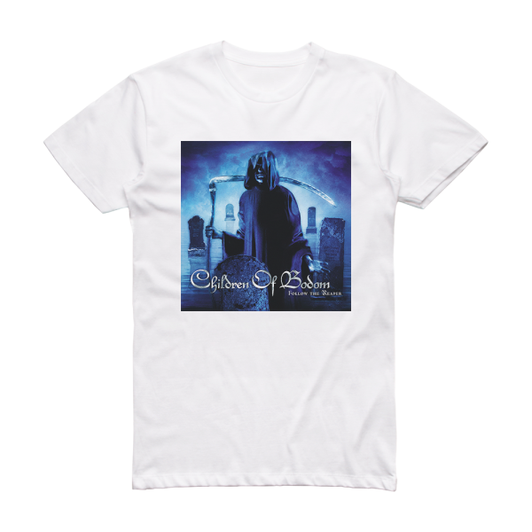 Children of Bodom Follow The Reaper Album Cover T-Shirt White