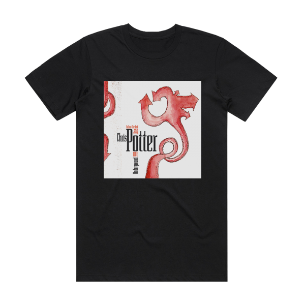 Chris Potter Follow The Red Line Live At The Village Vanguard Album Cover T-Shirt Black