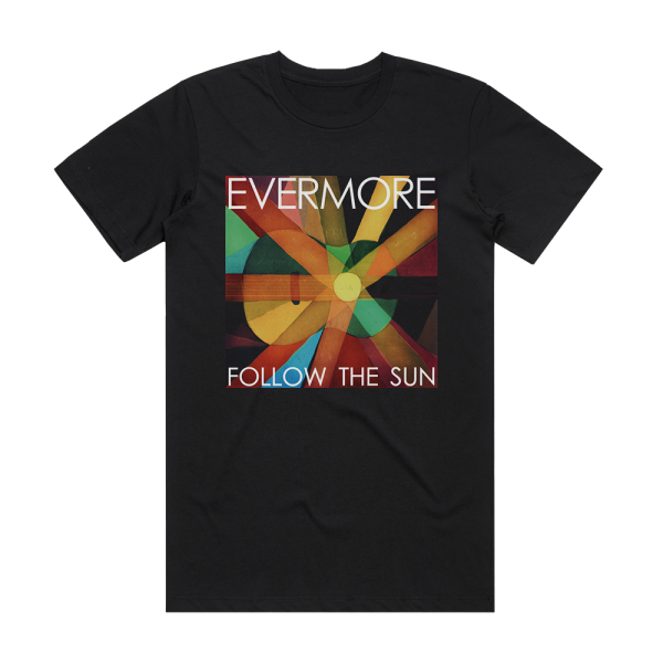 Evermore Follow The Sun Album Cover T-Shirt Black