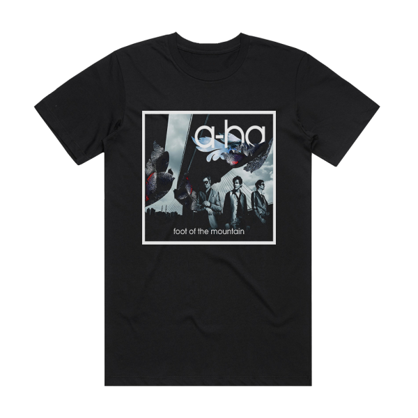 a‐ha Foot Of The Mountain Album Cover T-Shirt Black