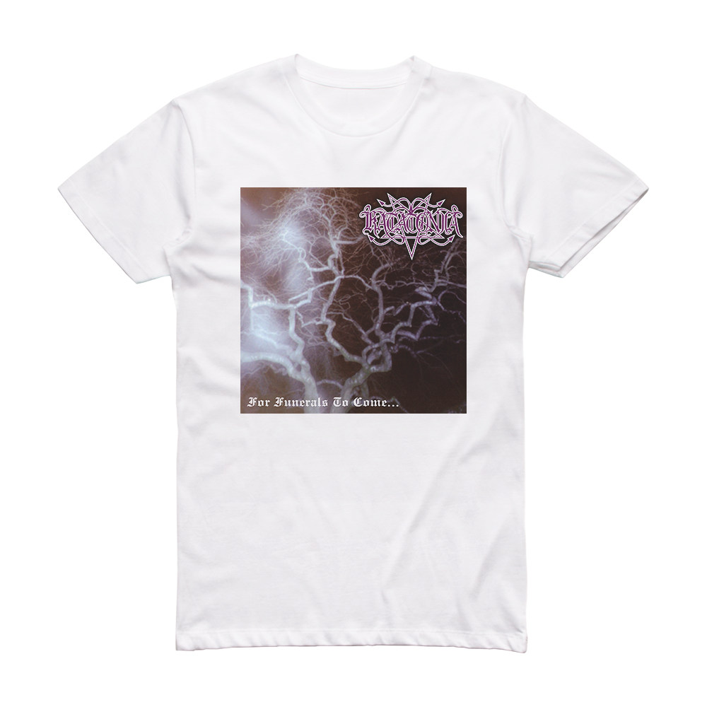 Katatonia For Funerals To Come Album Cover T-Shirt White – ALBUM COVER ...