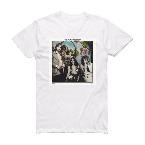 Highway Robbery For Love Or Money Album Cover T-Shirt White