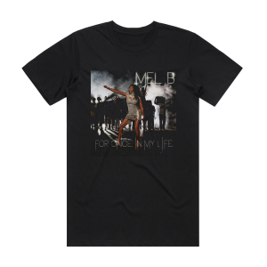 Melanie Brown For Once In My Life Album Cover T-Shirt Black
