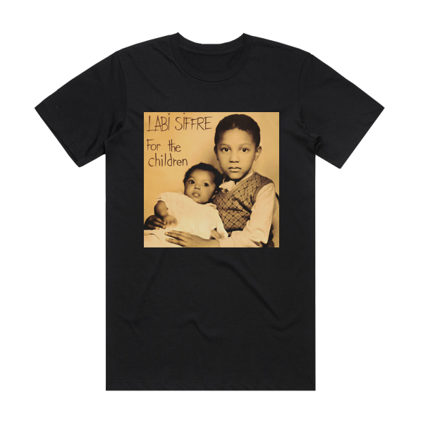 Labi Siffre For The Children Album Cover T-Shirt Black