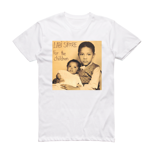 Labi Siffre For The Children Album Cover T-Shirt White