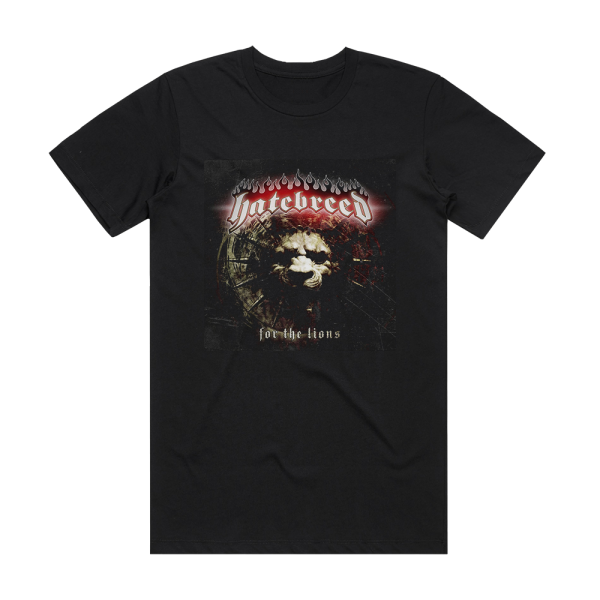 Hatebreed For The Lions Album Cover T-Shirt Black