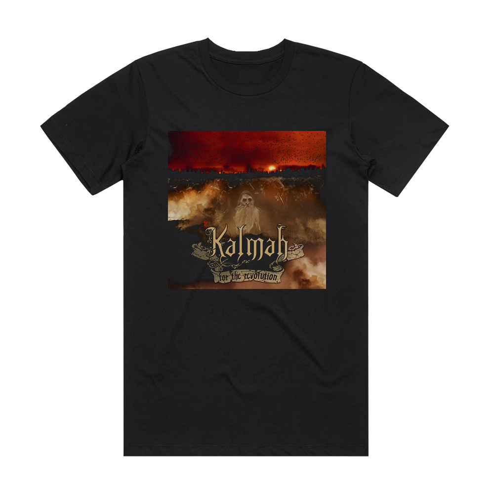 Kalmah For The Revolution Album Cover T-Shirt Black