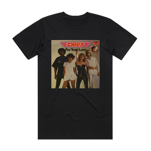 Chilly For Your Love 2 Album Cover T-Shirt Black