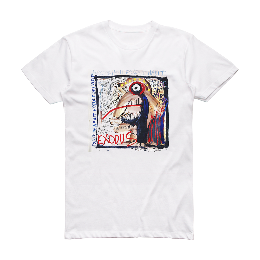 Exodus Force Of Habit Album Cover T-Shirt White – ALBUM COVER T-SHIRTS